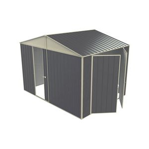 Build-a-Shed 3.0 x 2.3 x 2.3m Gable Double Hinged Side Door Shed - Grey
