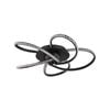 Lexi Lighting Irie Dimmable 5Lights LED Ceiling light - Black 58 cm
