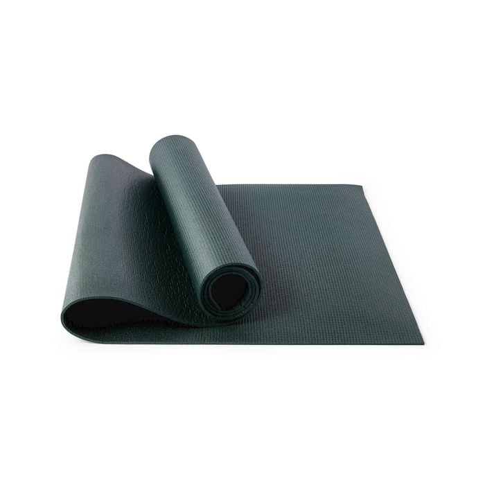 Decathlon - Essential Yoga Mat 172Cm X 58Cm X 4Mm - Dark Green - One Size