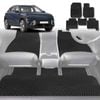 6D Diamond Car Floor Mats for Hyundai Kona Petrol (SX2) 2023-Current-Full Set-Black-Outback GT