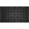 Bayliss 40 x 70cm Black Rubber Stipple Square Mat