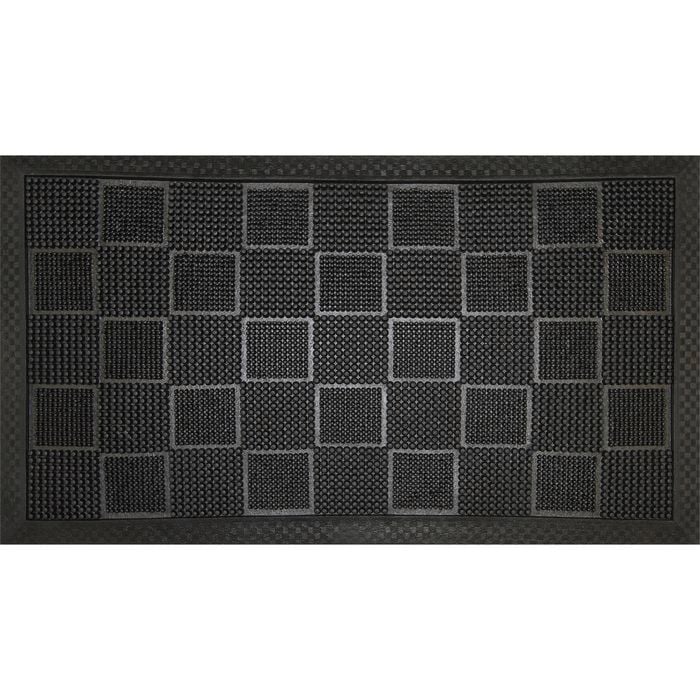 Bayliss 40 x 70cm Black Rubber Stipple Square Mat