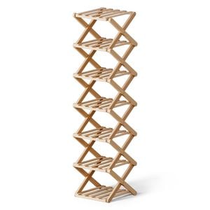 7 Tier Artiss Storage Shoe Rack Pine