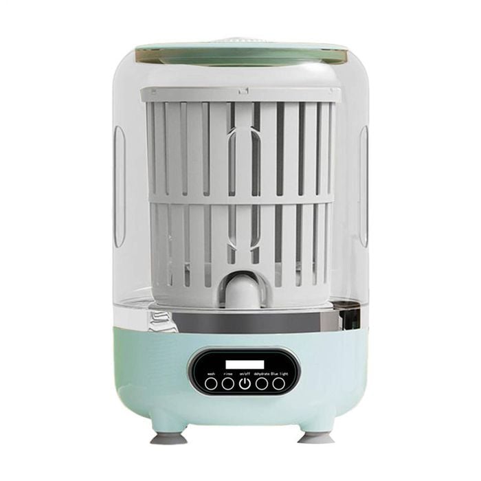 Catzon Portable Rechargeable Washing Machine 3L Cordless Mini Washer-Green