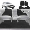 6D Diamond Car Floor Mats for Hyundai Getz 2002-2011-Full Set-Black-Outback GT