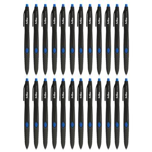 24pc Artline Supreme 1.0mm Ball Point Pen Writing School Ballpoint Draw Pens Bl