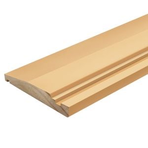 135 x 18mm 6.3m Pineclad Rebated Bevel Back Finger Jointed H3.1 Dual Coat Pre-Primed Pine