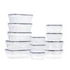 Zuni 12 Pcs Food Storage Containers Leak Proof With Labels & Pen