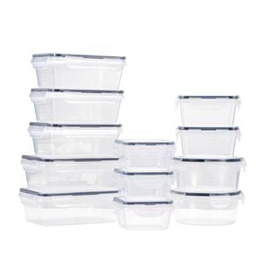 Zuni 12 Pcs Food Storage Containers Leak Proof With Labels & Pen