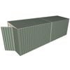 Build-a-Shed 1.5 x 6 x 2m Skillion Shed without Side Doors - Green