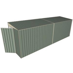 Build-a-Shed 1.5 x 6 x 2m Skillion Shed without Side Doors - Green