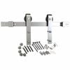 Rolltrak 2000 x 40 x 6mm Satin Nickel Barn Door Track Side Fix Set