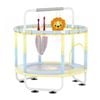 Advwin 55" Trampoline for Kids with Basketball Hoop Swings Sandbags Rings