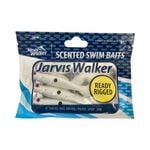 3 Pack of Jarvis Walker 4 Rigged Swirl Tail Grub Soft Plastic Lures -Pearl Spot"