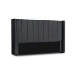 Hotshoppa Mayfair Charcoal Velvet Headboard Bed Head Queen