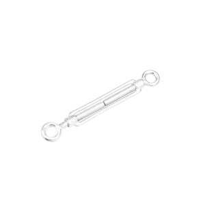 Pinnacle 8mm Galvanised Turnbuckle Eye & Eye PK1