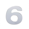 Sandleford 25mm Silver Self Adhesive House Number 6
