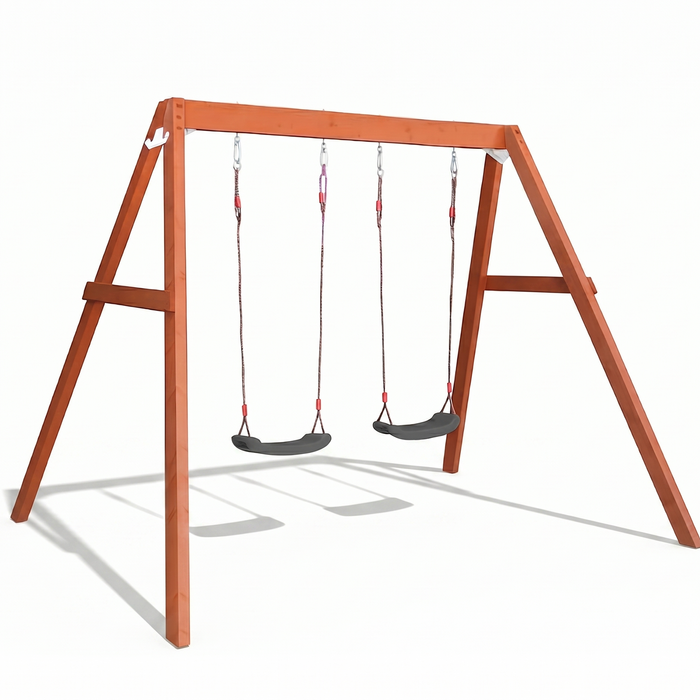 Hide & Seek Kids - Lucas Swing Set - Black Swings