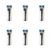 6pk Malli Sewing Nylon Dress/skirt Close-end Garment Craft Zippers Set Assorted