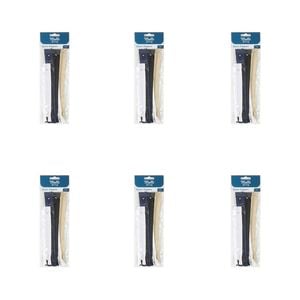 6pk Malli Sewing Nylon Dress/skirt Close-end Garment Craft Zippers Set Assorted