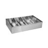 Star Group Cutlery Box 4-Compartment Stainless Steel 430x260x100mm