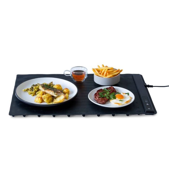 Healthy Choice Electric Warming Mat Adjustable 3-Level Heat, Rollable & Portable Hot Plates Heat Pad