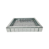 Elegant Collections Medium Rectangle Vogue Mirror Tray