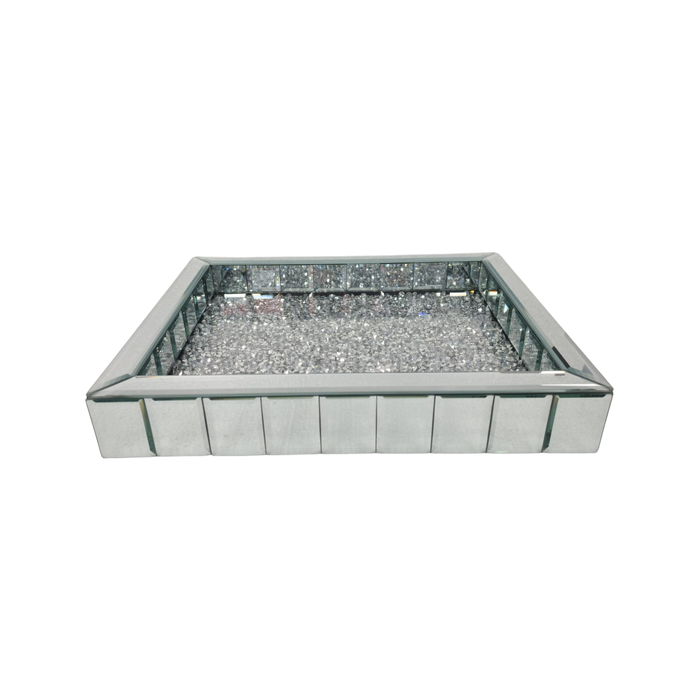 Elegant Collections Medium Rectangle Vogue Mirror Tray