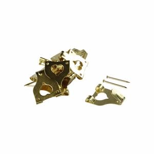 Everhang 10kg Brass Plated Picture Hanging Angle Drive Hook - 15 Pack