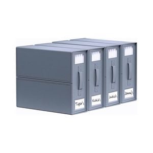 Kitchee 4x Foldable Bed Sheet Storage Box - Linen + Closet Organiser Grey