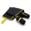 METEOR 110x175cm Black Quick-Dry Microfiber Gym Towel