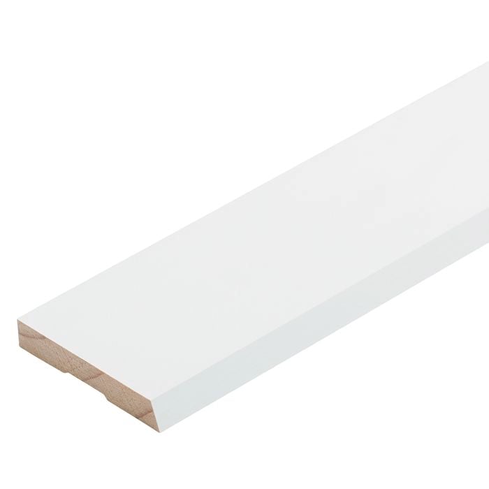 60 x 10mm 5.4m Pinetrim Plus Single Bevel Finger Jointed Untreated Pre-Primed Pine
