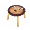 Kids Wooden Table - Lion Design - Handmade Solid Timber