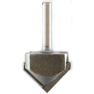 CRAFTMASTER 32mm x 45 Degree V Groove 6.4mm Shaft Trade Quality Router Bit