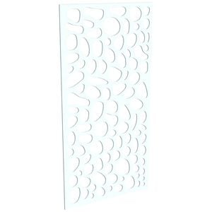 ProtectorAl 300-1200 x 1201-2400mm Gloss White/Satin White Riverstone Unframed Composite Deco Panel