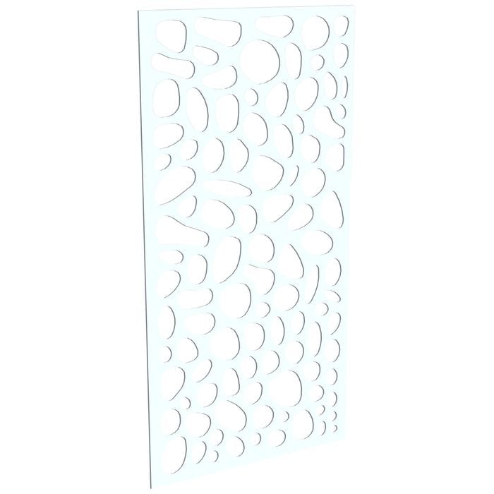 ProtectorAl 300-1200 x 1201-2400mm Gloss White/Satin White Riverstone Unframed Composite Deco Panel