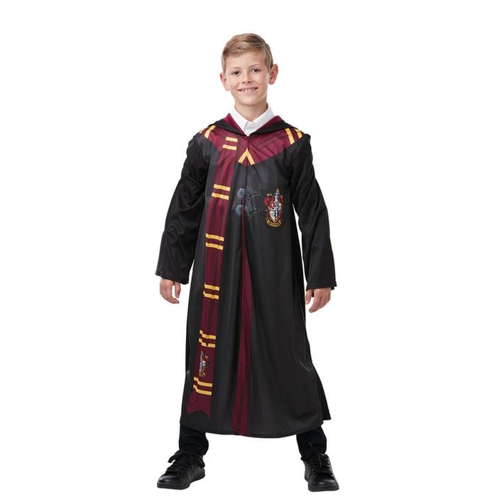 Harry Potter Size 6+ Gryffindor Robe Kids Costume Halloween Cosplay Dress Up