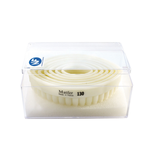 Matfer Bourgeat Exoglass Oval Fluted Cutter - Set of 7