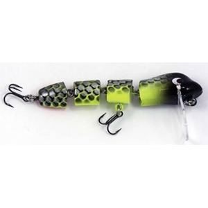 Taylor Made Jimmy Lizard 80mm Hard Body Fishing Lure Black Chartreuse