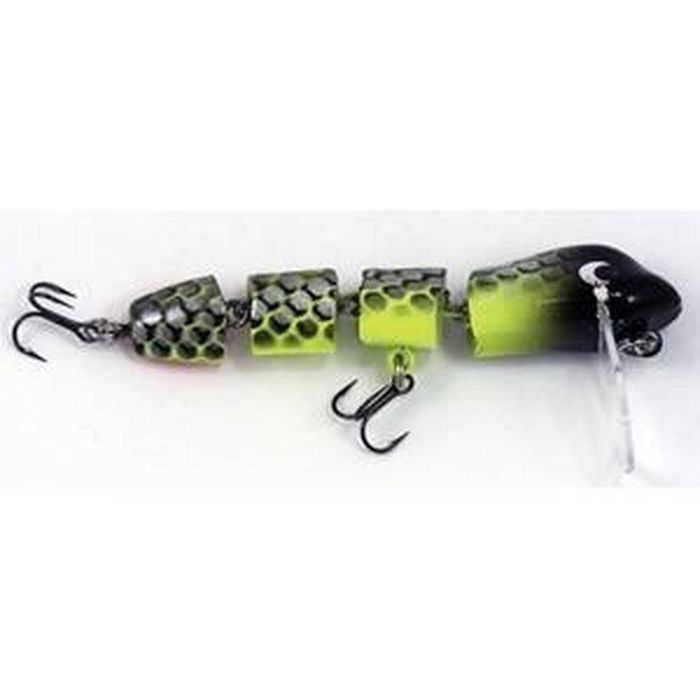 Taylor Made Jimmy Lizard 80mm Hard Body Fishing Lure Black Chartreuse
