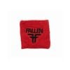 Fallen Footwear Embroided Logo Stylish Wristband - Red / Black