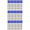 3x 10pc Deli Office/home Erasable Whiteboard Marker/pen Bullet Tip Blue