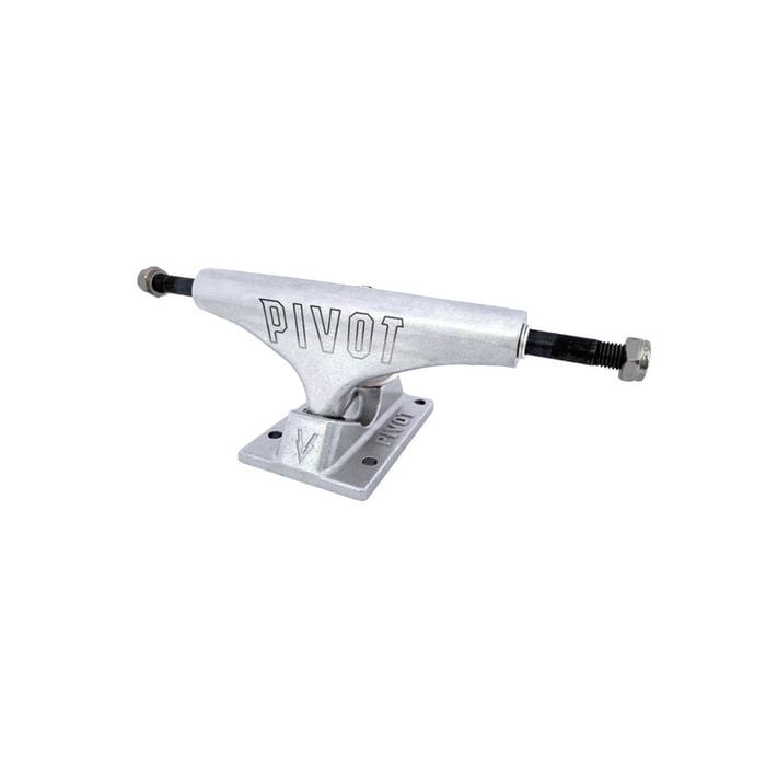 Pivot Truck Co Logo Set Hanger for Skateboard Silver Hanger Width 5.5in