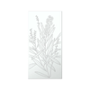Walpix 1800 x 900 x 2.5mm Perforated Aluminium Decorative Screen Flat Profile Bottle Brush - White Satin