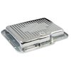 Transmission Pan Automatic Chrome Steel Powerglide Finned