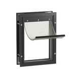 Hakuna Pets Black Medium Deluxe Aluminium Pet Door