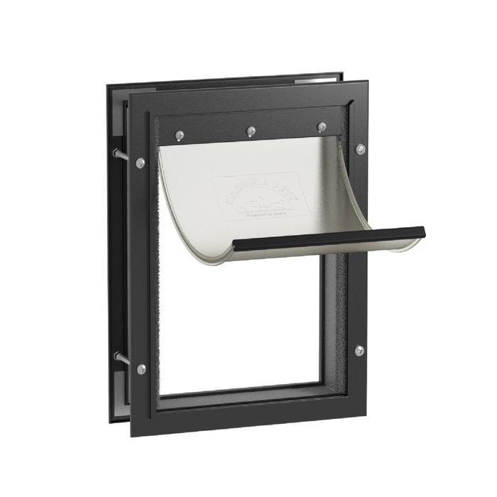 Hakuna Pets Black Medium Deluxe Aluminium Pet Door