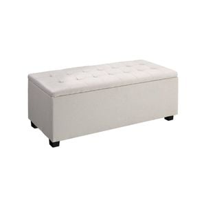 Artiss Storage Ottoman Blanket Box Large Seat Fabric Foot Stool Chest Toy Bed