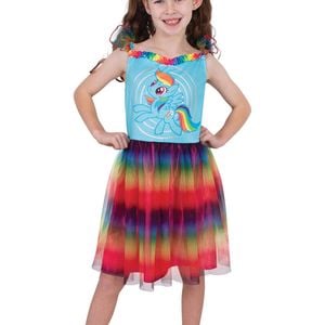 Rainbow Dash Girls My Little Pony Girls Tutu Costume - 4-6