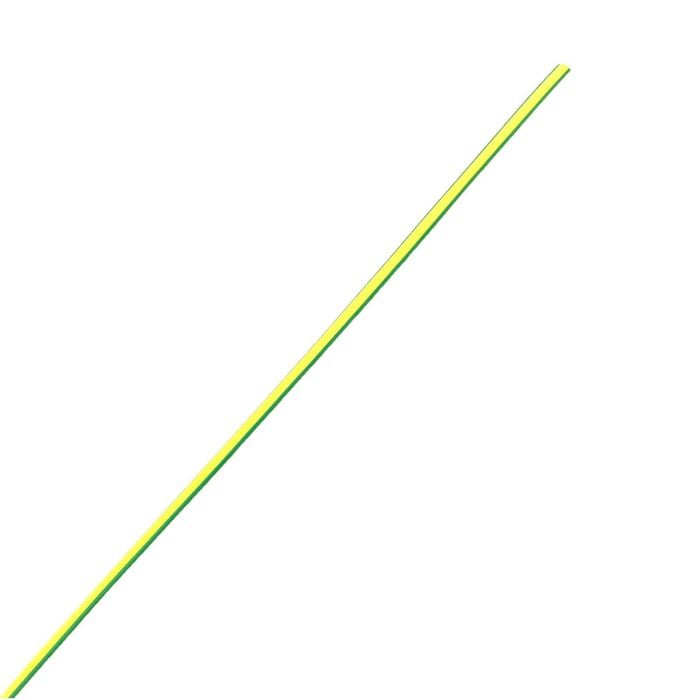 Click 6mm x 1.2m Yellow/Green Heat Shrink Thin Wall Tubing - 6mm